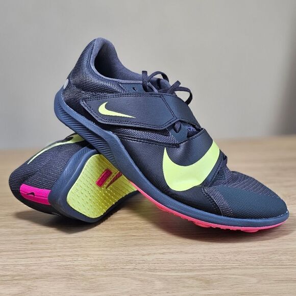 Nike Zoom Rival Jump Track & Field Spikes Shoes Black Volt Women's 9 DR2756-002 - Picture 2 of 16